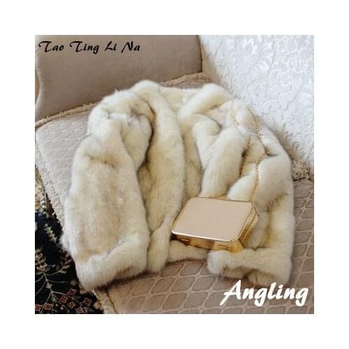 2019 New Style High-end Fashion Women Faux Fur Coat S103