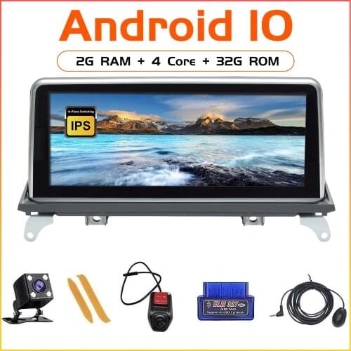 ZLTOOPAI 10.25" Android 10 Auto Radio Multimedia Player For BMW X5 E70 X6 E71 2007-2013 CCC CIC GPS Navigation Head unit Stereo