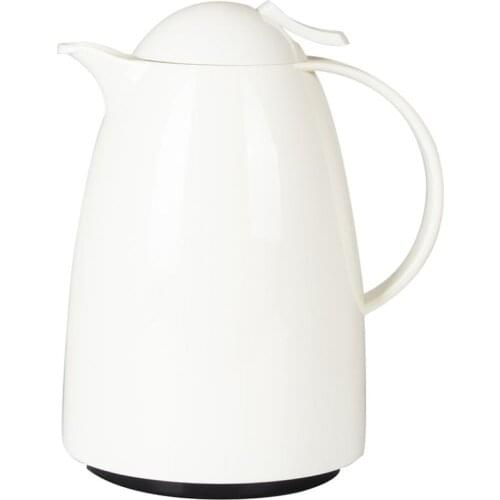 1 LT White In-Glass Thermos