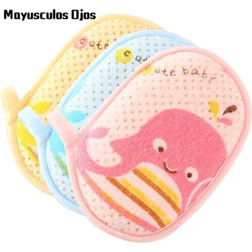 ZH 1PC Baby Bath Rub Cotton Baby Bath Ball Child Sponge Bath Flower Bud Soft Bath Towel Baby