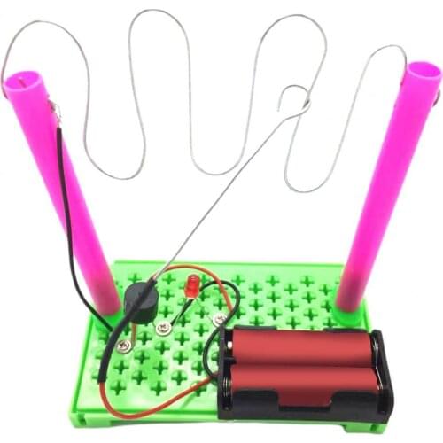 1Pcs Funny Science Physical Experiment Small Invention Educational Toys DIY Generator Model Children Wood Science Learning Kit