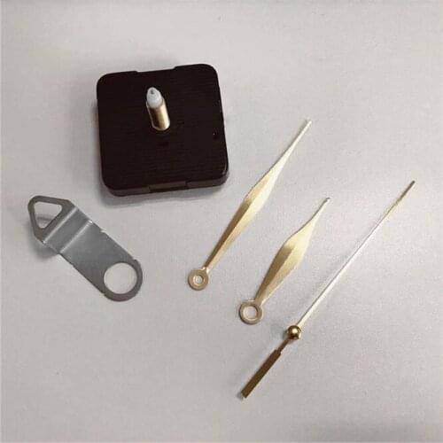 10sets Classic Quiet Quartz Clock Movement Gold Hands Mechanism Parts Set Kit DIY Clock Parts Accessories Wall Clock Home Decor