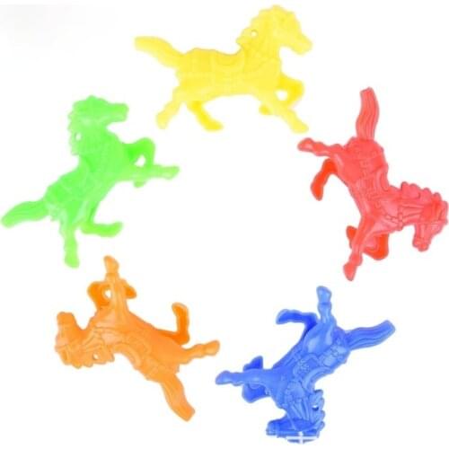 10 Pcs/set Kawaii Colorful Plastic Horse Shape Whistles Birthday Party Favors Party Noisemakers for Children Kids Gift