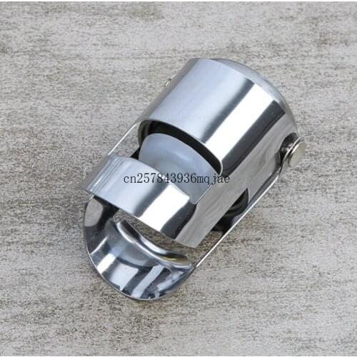 100pcs Stainless Steel Wine Bottle Plug Bottle Stopper Sparkling Grape Bottle Liquor Flow Stopper Cap Vacuum Sealer