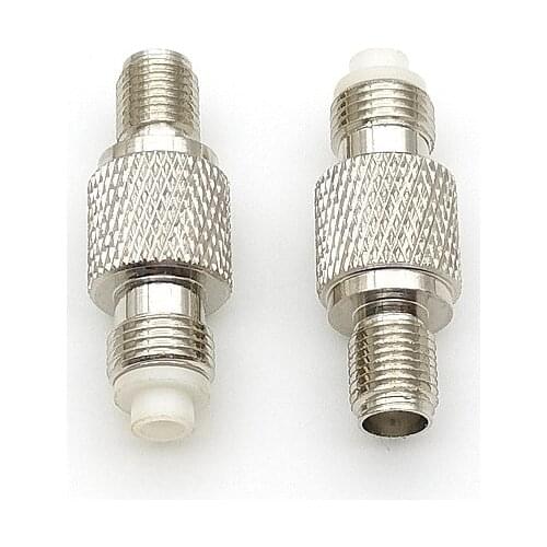 50pcs copper in bulk sales RF 50 ohm straight FME female to SMA female adapter