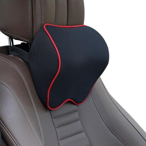 Car Neck Headrest Pillow Cushion For Skoda Octavia Yeti Roomster Fabia Rapid Superb KODIAQ Citigo KAMIQ KAROQ SCALA VISIO