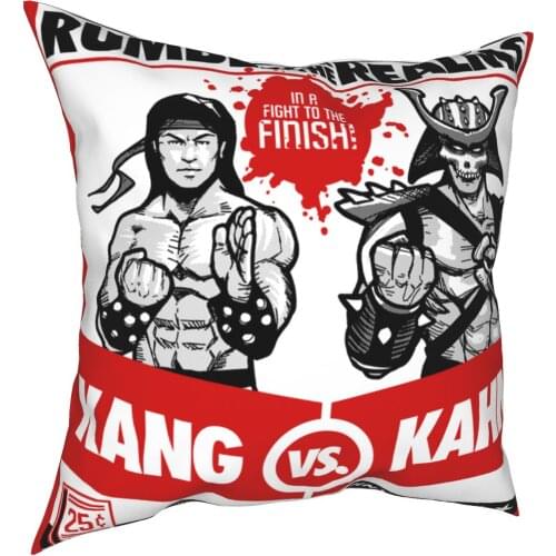 Get Ready To Kombat Pillow Cases Mortal Kombat Sub Zero Scorpion Fighting Arcade Game Cushion Cover Home Decorative Pillowcase