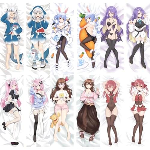VTuber Cosplay Dakimakura Pillow Case Hugging Body