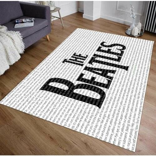 The Beatles 4 Patterned Carpet ,Non Slip Floor Carpet,Teens Carpet,Turkish Rug