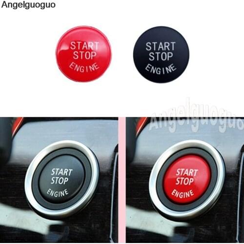 Car Engine Start Stop Switch Button Replace Cover For BMW 1 3 5 Series X5 E81 E87 E90 E91 E92 E60 E84 E70 (Only for E Chassis )