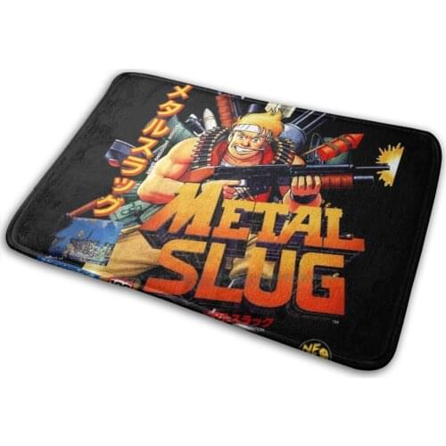 Metal Slug Mat Rug Carpet Anti-Slip Bedroom Entrance Door Mat Neogeo Neo Geo Snk Windjammers Evo Dotemu Dreamhack Playstation