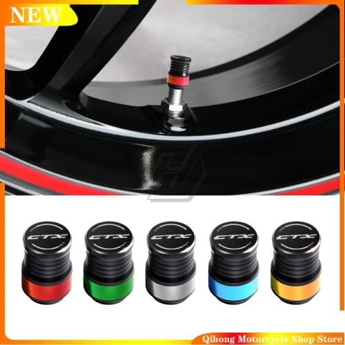 Motorcycle Accessorie Wheel Tire Valve Stem Caps CNC Airtight Covers For Honda CTX700 CTX700N CTX650TR CTX1300 CTX