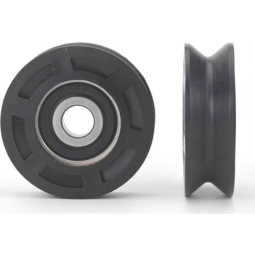 V groove type nylon bearing 10*50*16mm, pulley package, plastic wear-resistant suspension wheel, POM POM rolling wheel For free