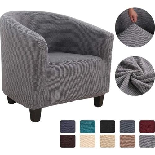 Single Seat Sofa Covers For Living room Elastic Club Tub Chair Cover Armchair Couch Cover Furniture Protector Slipcovers Home