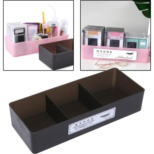 Makeup Organizer Eyelash Extension Supply Accessories Tool Storage Box Case