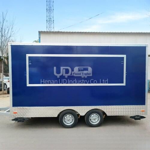 Mobile Coffee Ice Cream Food Cart Trailer Shop Vending Fast Sale Modern Grill Hot Dog Food Truck