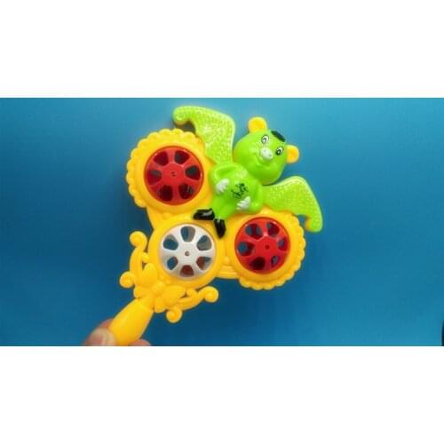 Plastic unisex 2020 toy Angel Baby Pig Bell Children Educational Toys Male Girl 0 6 To 12 Months 3 Years Old Cheering Stick