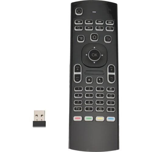 MX3 Air Mouse 2.4GHz Keyboard Voice Remote Control Remote Control for PC TV Box X96 Mini X96, with Voice and Backlit