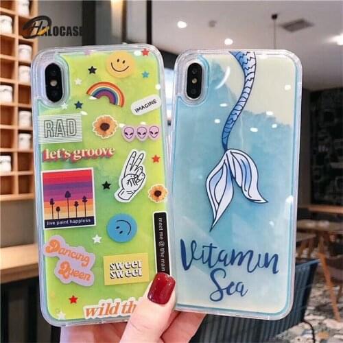 Luxury Luminous Neon Sand Glow In The Dark Liquid Quicksand Phone Case For iPhone 12 Mini 11 Pro XS MAX XR XS 7 8 6 Plus Cover