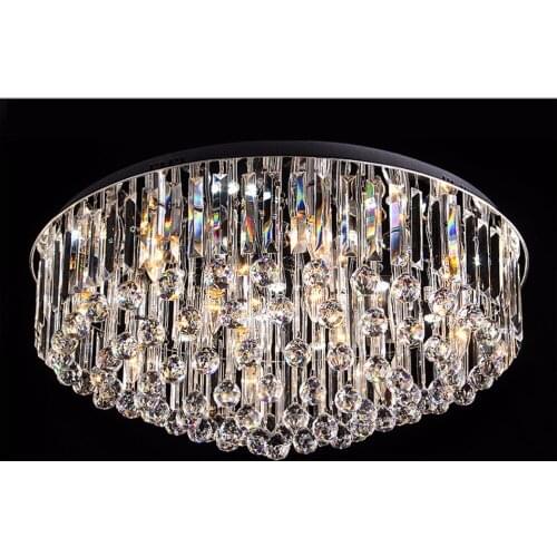 Modern Crystal light Circular With LED chips Romantic Sweet Luxury Simple living room Fashion Lamps Glass Chandelier Modern
