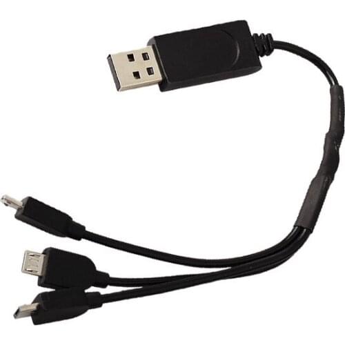 XS809W 3 in 1 Multi Battery Charger USB Charger Cable for RC Quadcopter XS809W DM107S USB Charging Connector Cable Accessory