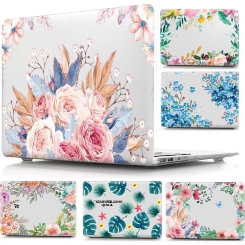Flower Pattern Protective Shell for Mac Pro 16 Touch Bar Laptop Cover Case For Apple Macbook Pro 16
