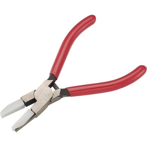 1Pcs Carbon Steel Jewelry Pliers Flat Nose Pliers Flat Mouth Flat Nose Pliers Jewellery Tools Equipments