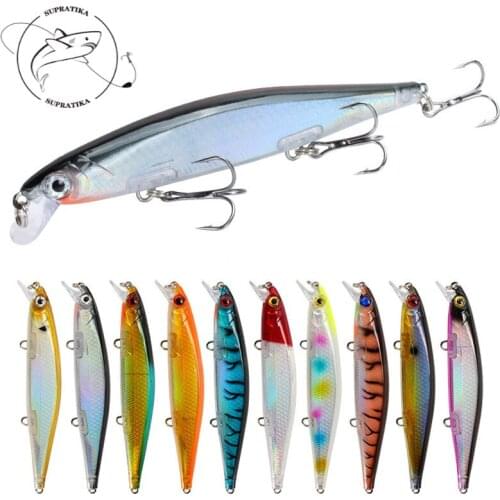 11cm/13g Artificial Minnow Suspended Sinking ABS Plastic Hard Bait Internal Laser Bionic Bait Freshwater 3D Simulation Eyes