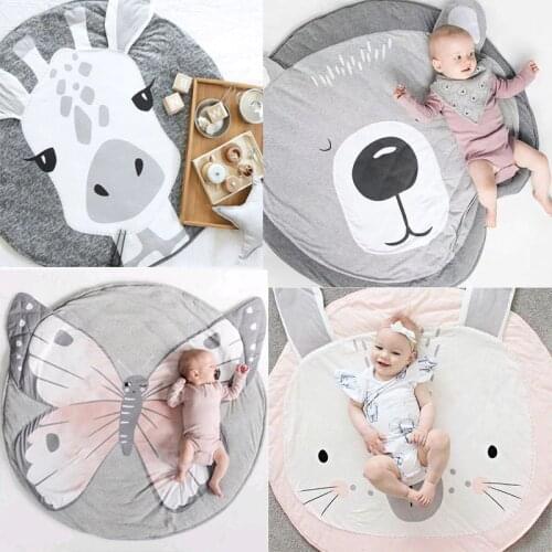 18 Styles Animals Print Childrens Crawling Mat Toy Game Mat Kids Crawling Carpet Floor Rug Baby Bedding Blanket Room Decoration