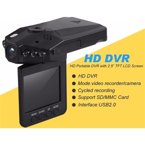 2.5 inch Car DVR camera HD 1080x720 Vehicle DVR 110 degree Dash Cam Road Dash Video Camera Recorder Traffic Dashboard Camcorder