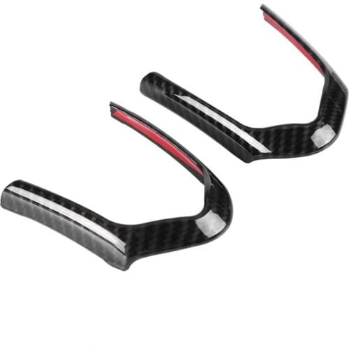 2pcs Steering Wheel Trim Decoration Frame Trim For BMW F20 F22 F21 F30 F32 F33 F36 F06 F12 F13 X5 F15 X6 F16 M Sport ABS