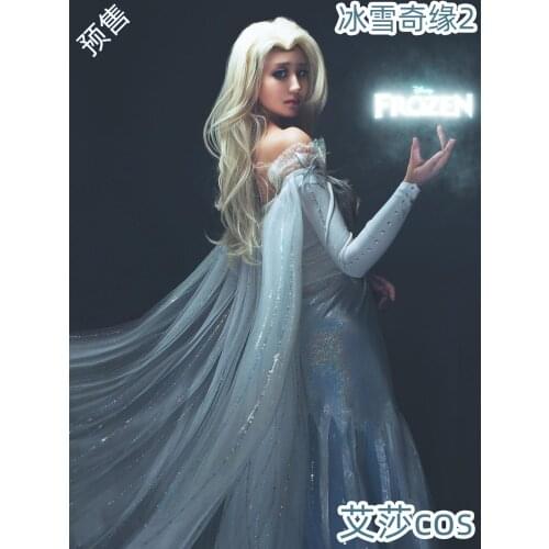 2020 Girls Dress Queen Elsa Christmas Cosplay Costume Party Dancing Dresses