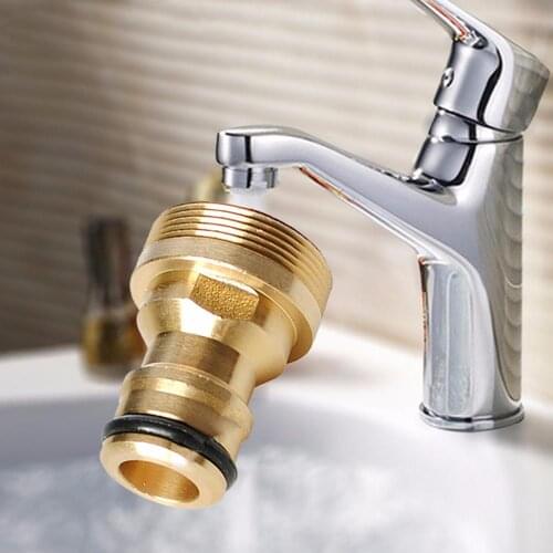 23MM Brass Threaded Hose Water tube Connector Tube Tap Snap Garden Quick Connector Universal Mixer Hose Garden Adaptor