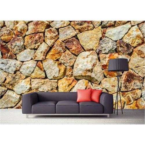 3d customized wallpaper photo 3d wallpaper European style rusty retro stone wall custom 3d wallpaper
