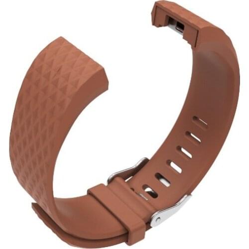 50pcs/Lot By DHL for Fitbit Charge 2 Wrist Band 3D Replacement Silicone Sports Wristband Strap with Adjustable Buckle 12 Colors