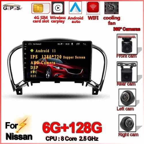 Android 10 2G+32G IPS Car Radio Multimedia Video Player For Nissan Juke YF15 2010-2014 Navigation GPS autoradio no 2 din
