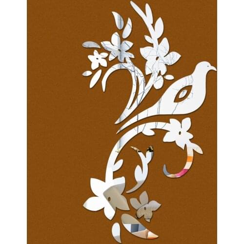 2016 promotion hot sun mirror ring Acrylic wall stickers modern design 3d interior decoration living room watches