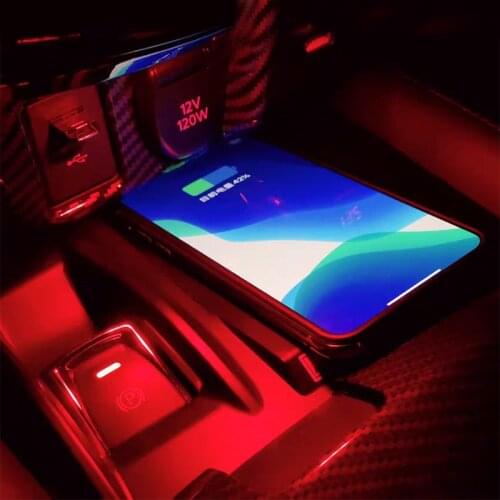 QI car wireless charger 15w fast phone charger charging holder for Nissan Qashqai J11 2019 2020 2021 X-trail T32 2014-2016