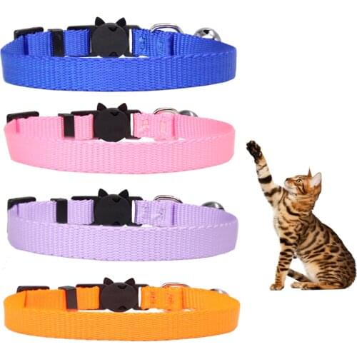 Quick Release Cat Collar Safety Breakaway Cat Small Dog Collar Cute Nylon Adjustable Collar for Puppy Dogs Kittens Cats Necklace