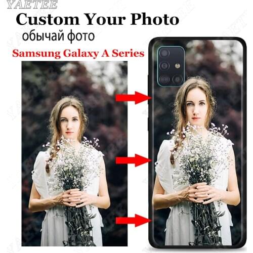 Custom Your Own Phone Case for Samsung Galaxy A51 A71 5G A21s A11 A31 A41 A10 A20 A30 A50 A70 Cover Picture Name Photo DIY Cases
