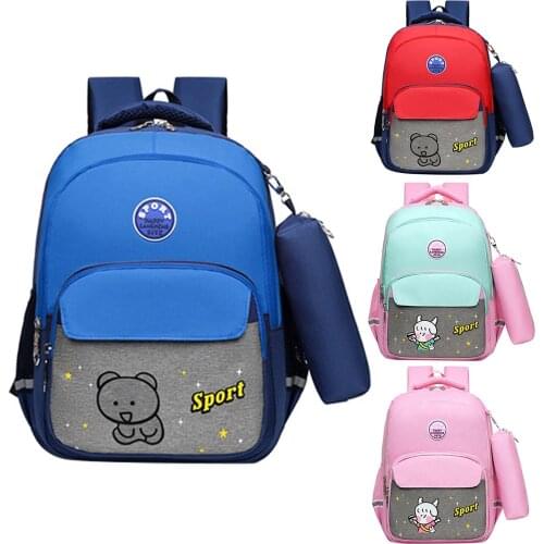 Girls Sweet Kids School Backpack Lightweight Waterproof Primary Schoolbags Big Kids Backpack Cartoon Children School Bags