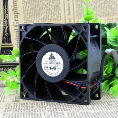 FOR Delta 9038 24 V0.42A Double Ball Cooling Fan FFB0924 VHE Converter Cooling Fan