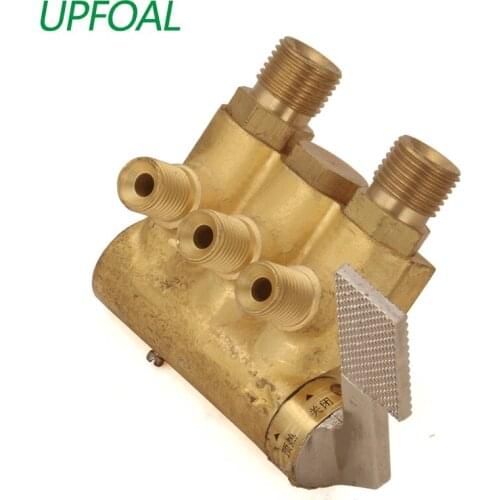 Fast gas circuit master switch valve for flame cutting machine for plasma cutting