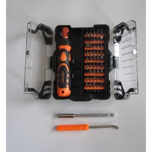 JAKEMY JM-6124 Household Hand Tool 48-IN-1 Precision Mini Magnetic Screwdriver Set with Adjustable Labor-saving Ratchet Handle