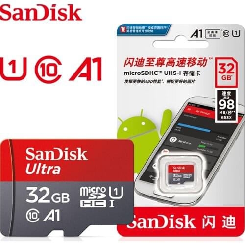 10PCS 100% Original SanDisk 32GB MicroSD Card Class 10 TF Card 32gb C10 memory card 32G for samrtphone