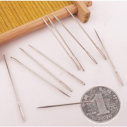 Ribbon embroidery needle sweater by hand sewing needle hole stainless steel thick eyes
