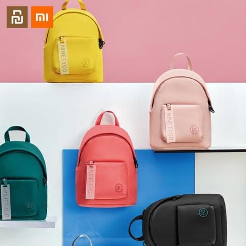 Xiaomi 90fun mini backpack messenger female net red ins cute girl candy color backpack star model