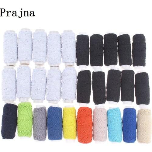 DIY 10Roll Elastic Thread Set Industrial Sewing Machine Thread Cheap White Elastic Thread for Bracelets Beading DIY Accessory