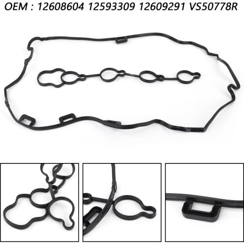 Artudatech 12608604 12593309 12609291 VS50778R Premium Valve Cover Gasket Set