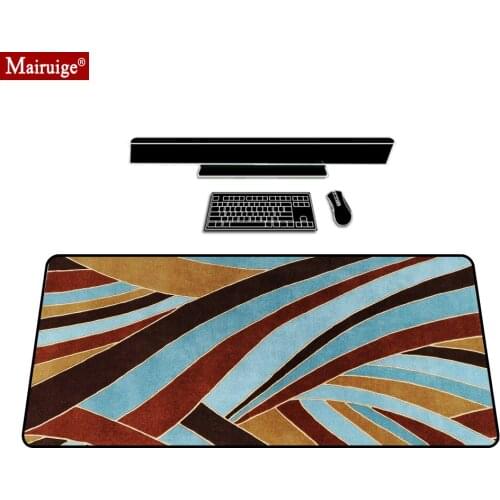 Persian Rug Blue Mouse Pad XXL Home Decoration Gamer Desk Mat Large Keyboard Pad Gaming MousePad 900x400mm for Laptop Table Pads